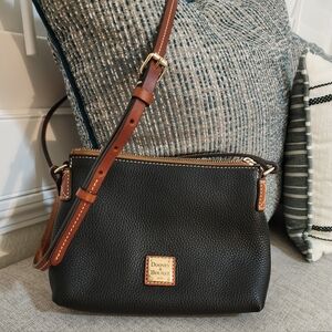 Dooney & Bourke Black Leather Crossbody Bag